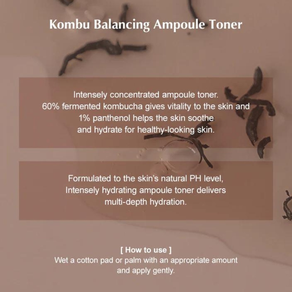 KAINE Kombu Balancing Ampoule Toner Set