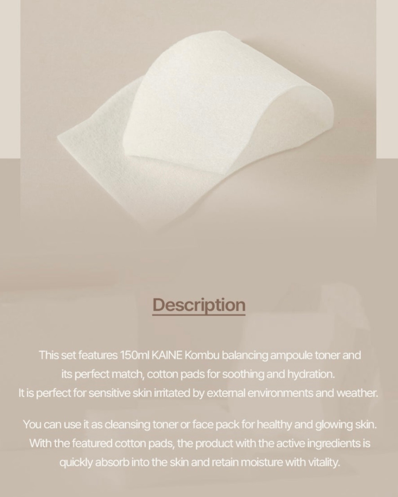 KAINE Kombu Balancing Ampoule Toner Set
