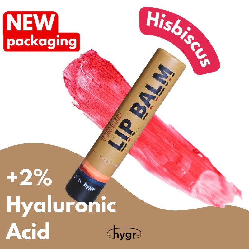 HYGR Tinted Lip balm Hibiscus