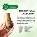 HYGR Natural Deodorant in Soothing Lavender 25g