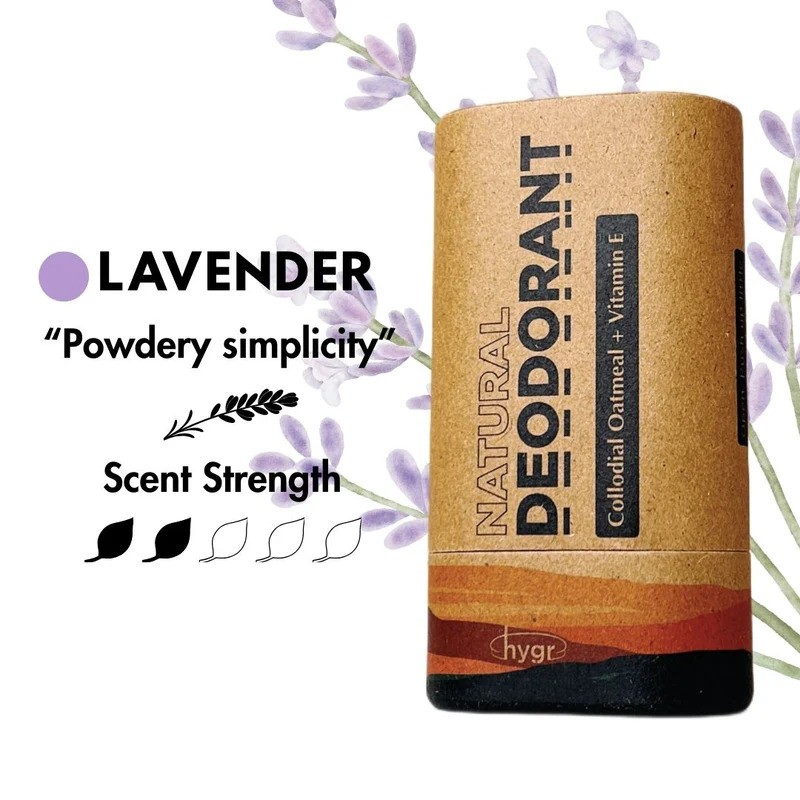 HYGR Natural Deodorant in Lavender 50g