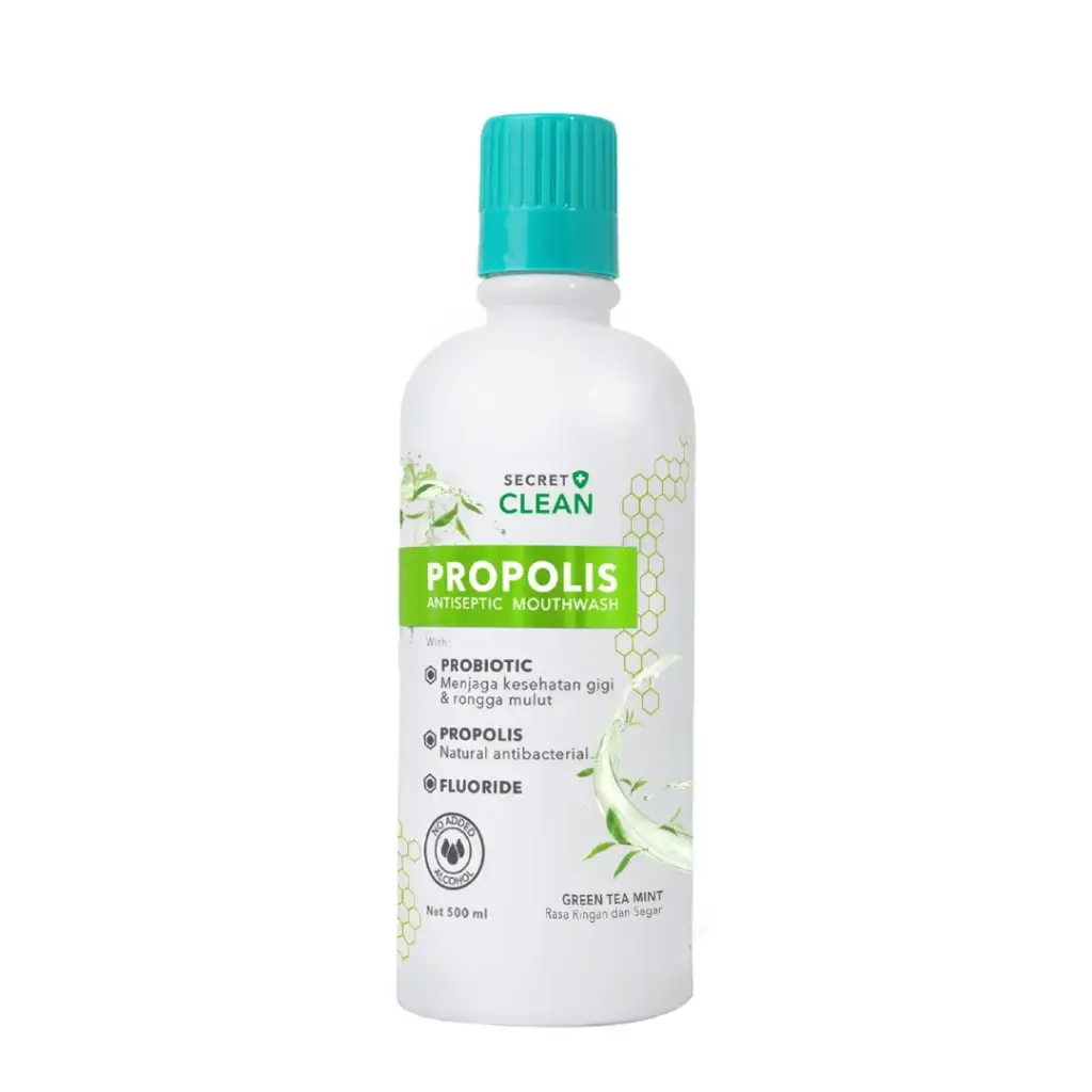 SecretClean Propolis Mouthwash- Green Tea (500ml)