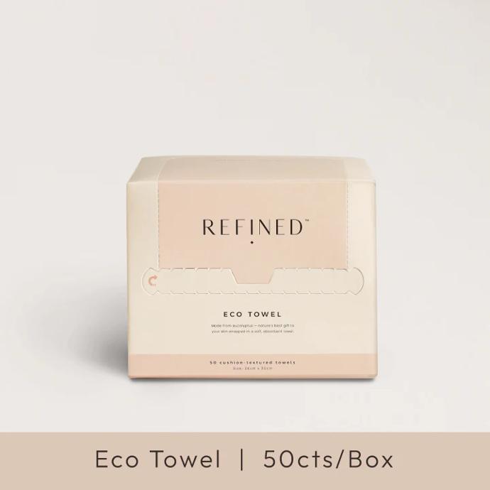 REFINED Biodegradable Eco Towel 50pcs