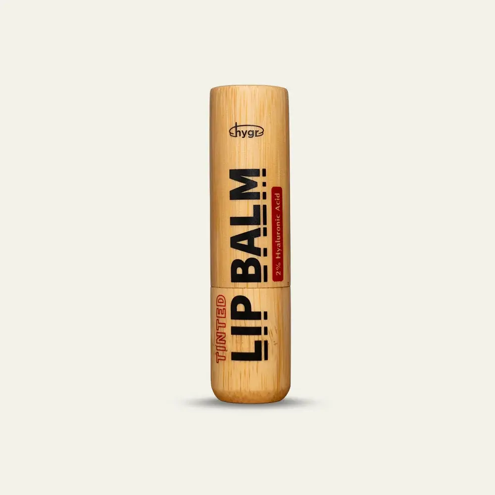 HYGR Lip Balm Bamboo Case