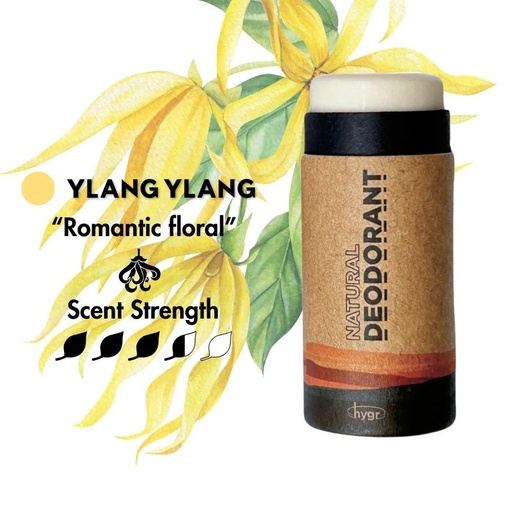HYGR Natural Deodorant in Ylang Ylang 25g