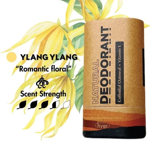 HYGR Natural Deodorant in Ylang Ylang 50g