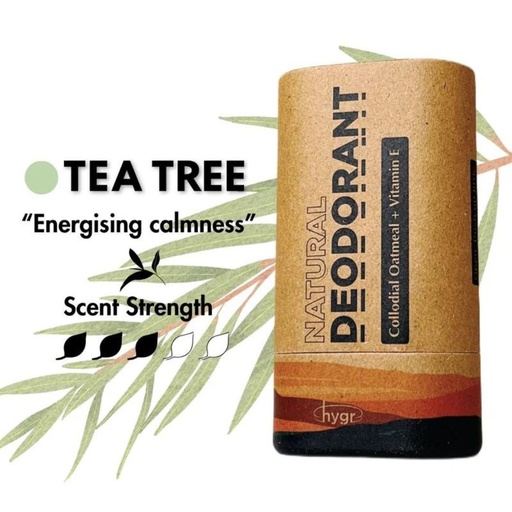 HYGR Natural Deodorant in Tea Tree 50g 