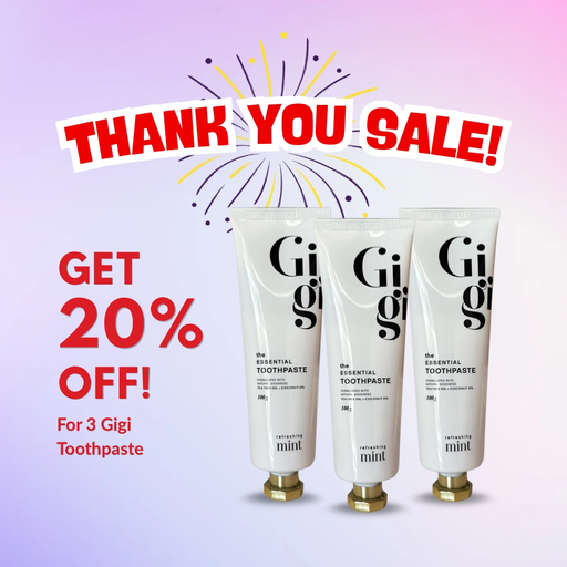 Gigi Essential Toothpaste [TRIO STEAL DEAL] 