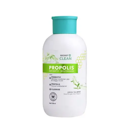 SecretClean Propolis Mouthwash- Green Tea (150ml)