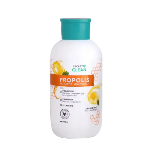SecretClean Propolis Mouthwash- Orange Mint (150ml)