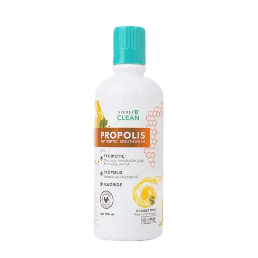 SecretClean Propolis Mouthwash- Orange Mint (500ml)
