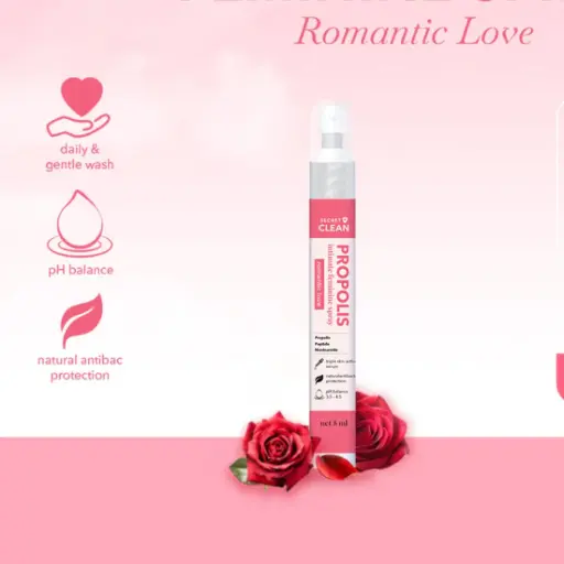 SecretClean Propolis Feminine Spray - Romantic Love (8ml)